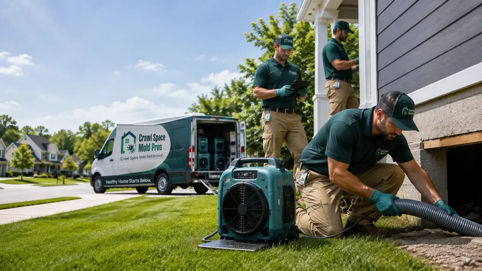 Crawl Space Mold Removal in Chester, IA